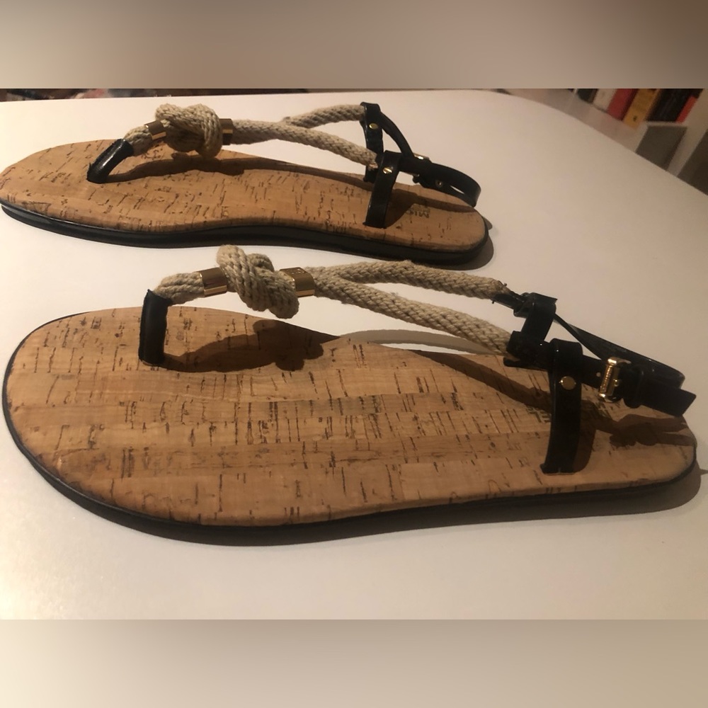 Michael Kors Cork Flats size 8 (Tan & Black)